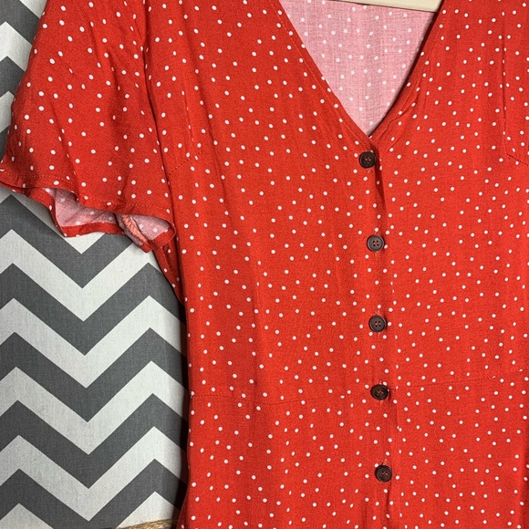 One loves babe jumper. Rust polka dots - Picture 3 of 4